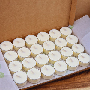 Unscented Soy Wax Tea Lights