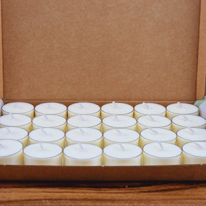 24 Unscented Soy Wax Tea Lights Subscription