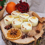 Load image into Gallery viewer, Christmas Spice Scented Soy Wax Tea Light Candles
