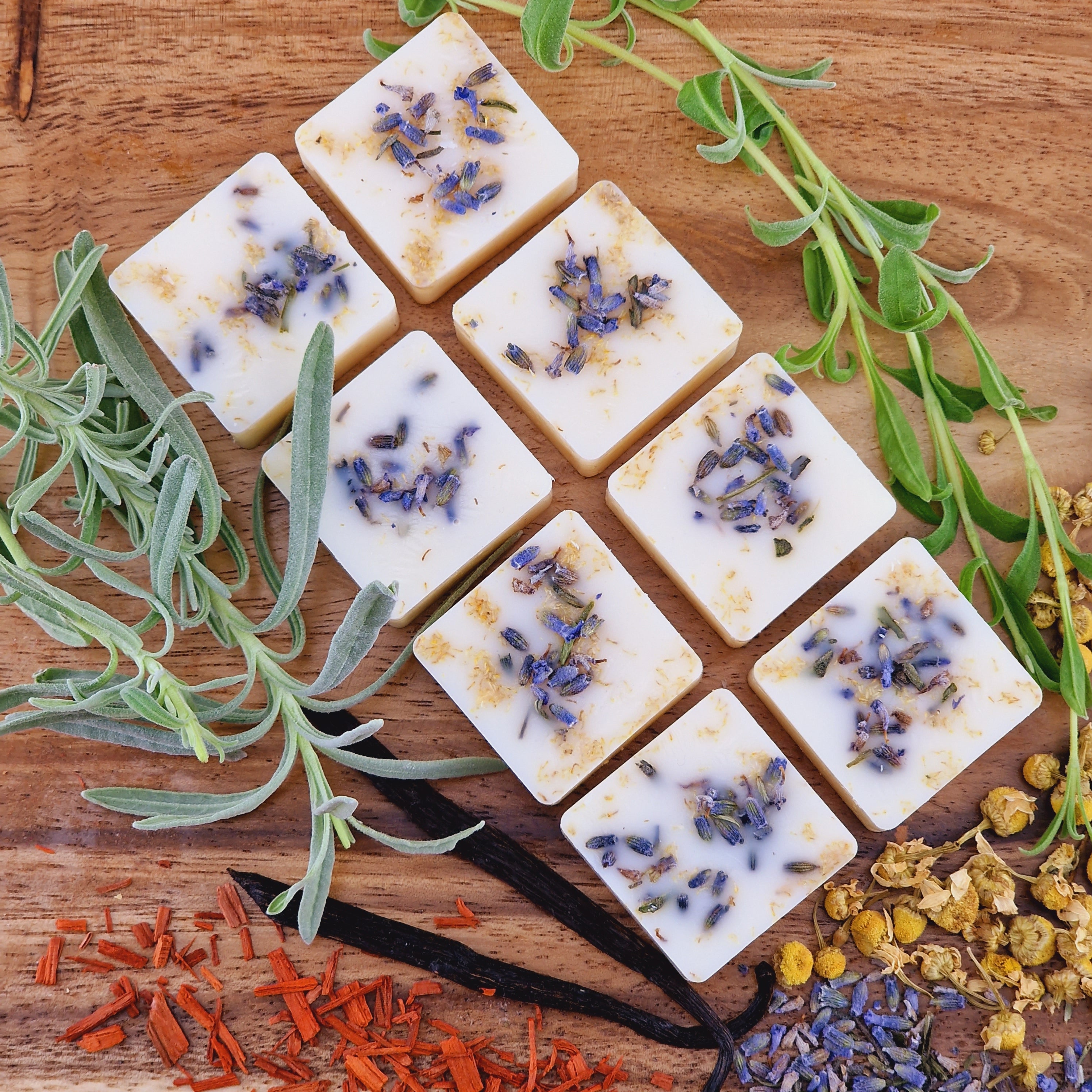 Lavender Chamomile Vanilla Botanical Eco Soy Wax Melts