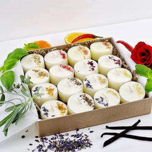 4 Feelings Tea Light Candles Gift Set